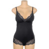 Subblime - Teddy Détail Dentelle Florale Noir L/Xl